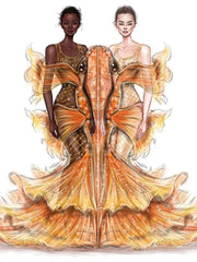 Carica immagine nella Galleria, Intrigo (780PLT) - Scarpa da Donna in Glitter Bronzo Tallone in Lurex Bronzo con Tacco alto a Spillo Largo Laminato Oro Ramato e Plateau Flex