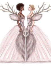 Carica immagine nella Galleria, ALESSIA Superb (L1) - Scarpa da Ballo in Raso Seta Rosa Fuxia con Swarovski Boreali e Tacco a Rocchetto