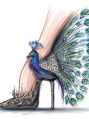 Load image into Gallery viewer, NURYA/C PZ (R.L. by WISH DANCE) Sandalo Semichiuso da Donna in Raso Seta Nera con Applicazione di Pizzo Macramé Tacco a Spillo Sottile Smaltato Nero