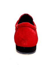 Carica immagine nella Galleria, Antony 115 Sneaker - Scarpa Stringata da Uomo in Camoscio Rosso inserti in Vernice Rossa Outlet
