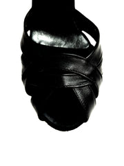 Load image into Gallery viewer, OndaVB - Scarpa da Donna in Pelle nera Tacco a Spillo Largo