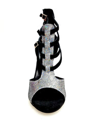 Carica immagine nella Galleria, Malon (779F) - Scarpa da Donna in Multicolor Boreale Silver con Tallone in Camoscio Nero Wish Dance Shop