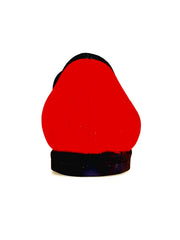 Carica immagine nella Galleria, Venturi (MS21) KIZMI - Mocassino in Camoscio Rosso bordo Nero ricamo Kizmi Nero Forma lunga