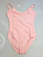 Carica immagine nella Galleria, DESIRE RD/NA - Body Danza Classica da Bambina in Cotone Bielastico Modellante Bretellina sottile Traspirante con Pettorina interna antisudore