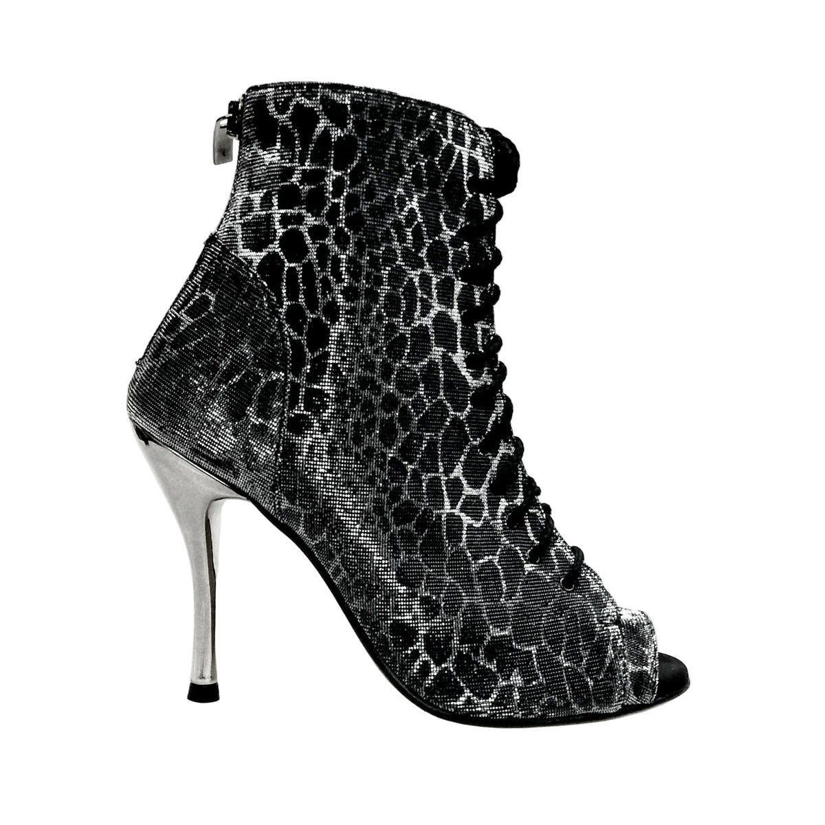 Mezzo Stivaletto ALEXIS Silver Black Wish Dance, grigio, vista frontale