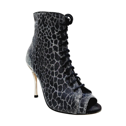 Mezzo Stivaletto ALEXIS Silver Black Wish Dance, grigio, vista laterale