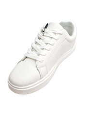 Carica immagine nella Galleria, Suprema White Black Vortex (FCE) - Sneaker Ecopelle Totale Bianca materiale Vegan confort Light Flex Suola in Gommina e Resina Tecnica Cerchi Neri Pivot