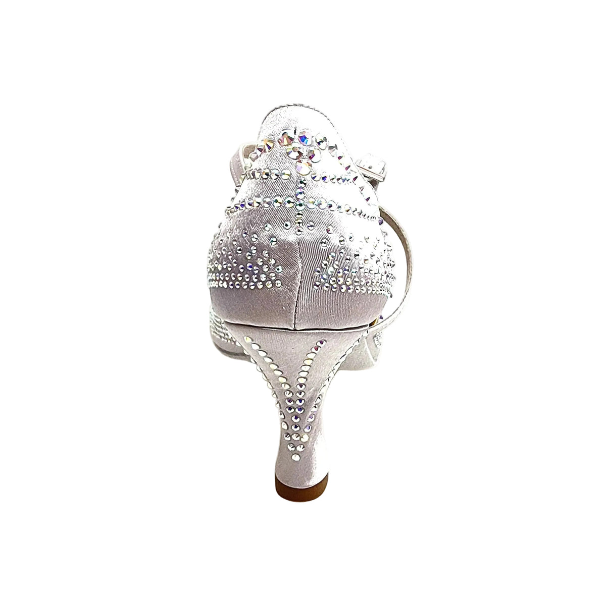 Scarpa da Ballo Donna in Raso seta Argento DADA Diamond Wish Dance, dettaglio materiale