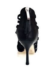 Load image into Gallery viewer, Intrigue (780) - Woman's Shoe in Black Glitter with Stiletto Heel and Plateau