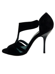 Carica immagine nella Galleria, ROXINA (R.L. XENA By WISH DANCE ) - Sandalo da donna in camoscio nero con Tacco Alto a Spillo sottile