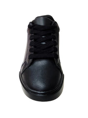 Load image into Gallery viewer, Suprema Black Red Vortex (FCE) - Sneaker Ecopelle Totale Nera Materiale Vegan Comfort Light Flex suola in Gommina e Caucciù Cerchi Resina Tecnica Rossi Pivot