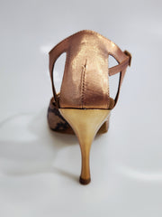 Load image into Gallery viewer, Morgane Scarlett (691) - Sandalo da Donna in Camoscio Rosso con Fascette in Camoscio Rosso e Tacco a Spillo Smaltato Rosso Effetto Gommato