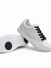 Load image into Gallery viewer, Suprema Vortex (FCE) - Sneaker Ecopelle Totale Bianca materiale Vegan confort Light Flex Suola in Gommina e Resina Tecnica Cerchi Neri