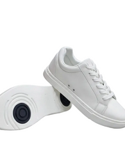 Load image into Gallery viewer, Suprema Ataca Vortice (FCE) - Sneaker Ecopelle Totale Bianca materiale Vegan confort Light Flex Suola in Gommina e Resina Tecnica Cerchi Neri