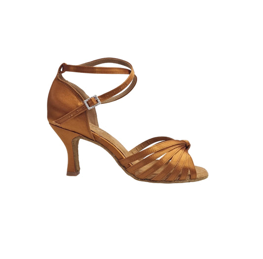 Scarpa Basica da Donna Patrizia QB Wish Dance, bronzo, vista laterale
