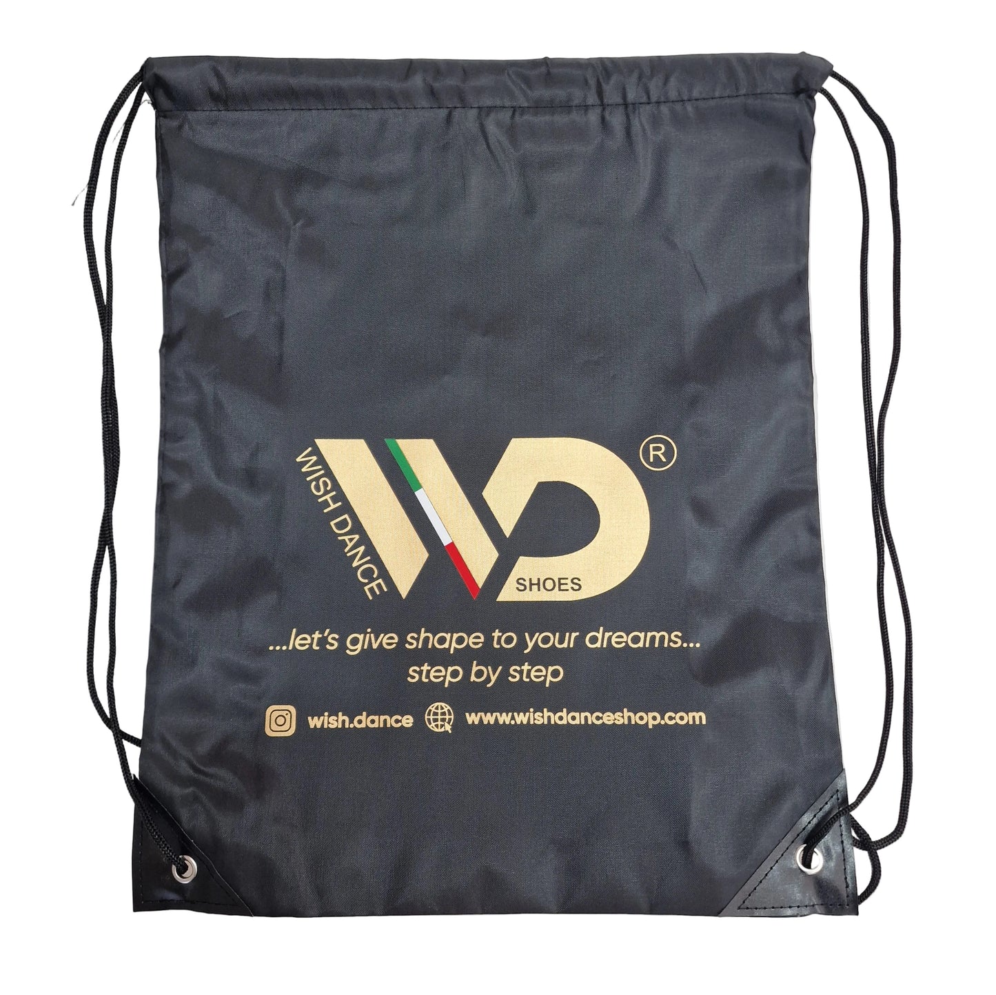 WISH DANCE Water-Repellent Shoe Bags with Metallic Print