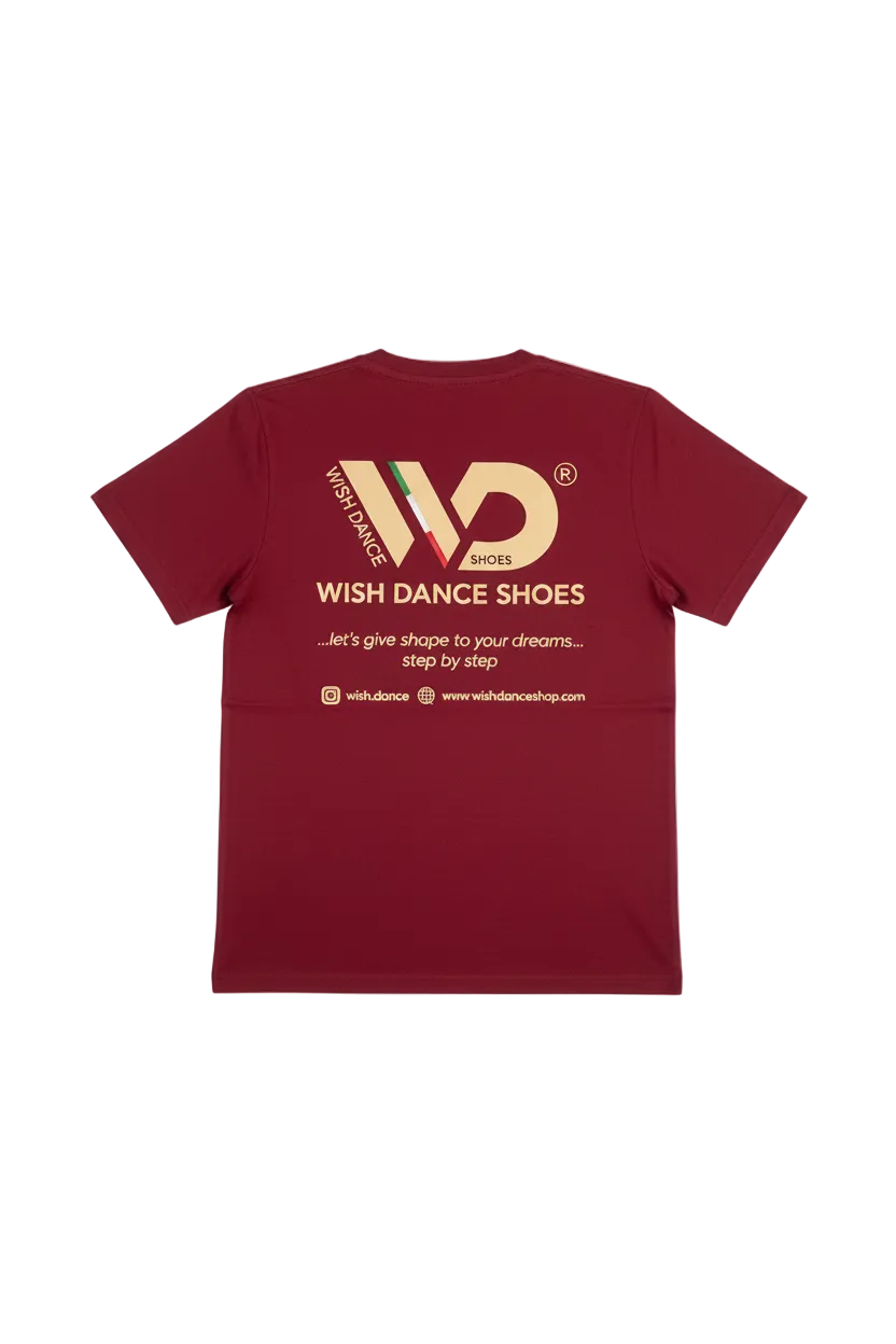T-Shirt WISH DANCE (Accessori) - T-Shirt Mezza Manica Unisex in puro Cotone ed Elastamero Wish Dance, dettaglio chiusura