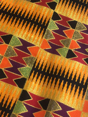 Carica immagine nella Galleria, SAVANA SUNSET (460PW) - Sandalo da Donna in Camoscio Nero Elastici Oro con Tessuto Base Nera e colori Arcobaleno con inserti disegnati in Glitter Oro e tacco a spillo laminato Oro