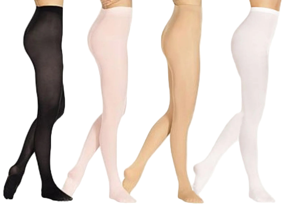 Collant da danza Nadia (104P) Wish Dance Shop, ultrasoft in microfibra e spandex, con effetto massaggiante in vari colori.