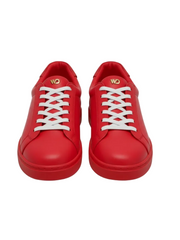Carica immagine nella Galleria, ATACA Red Flame Vortex (L0700FCE) - Sneaker Ecopelle Totale Rossa materiale Vegan confort Light Flex Suola Rossa in Gommina e Resina Tecnica Cerchi Neri Pivot