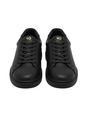 Carica immagine nella Galleria, Ataca Vortice (FCE) - Sneaker Ecopelle Totale Nera materiale Vegan confort Light Flex Suola Nera in Gommina e Resina Tecnica Cerchi Rossi