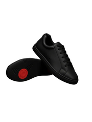 Load image into Gallery viewer, ATACA Black Vortex (L0700FCE) - Sneaker Ecopelle Totale Nera materiale Vegan confort Light Flex Suola Nera in Gommina e Resina Tecnica Cerchi Rossi Pivot