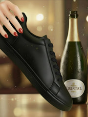 Load image into Gallery viewer, ATACA Black Vortex (L0700FCE) - Sneaker Ecopelle Totale Nera materiale Vegan confort Light Flex Suola Nera in Gommina e Resina Tecnica Cerchi Rossi Pivot