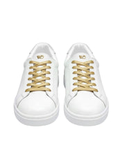 Carica immagine nella Galleria, Ataca Vortice (FCE) - Sneaker Ecopelle Totale Bianca materiale Vegan confort Light Flex Suola Bianca in Gommina e Resina Tecnica Cerchi Oro