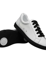 Load image into Gallery viewer, ATACA White Vortex (L0700FCE) - Sneaker Ecopelle Totale Bianca materiale Vegan confort Light Flex Suola Bianca in Gommina e Resina Tecnica Cerchi neri Pivot