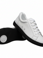 Load image into Gallery viewer, Ataca Vortice (FCE) - Sneaker Ecopelle Totale Bianca materiale Vegan confort Light Flex Suola Bianca in Gommina e Resina Tecnica Cerchi neri