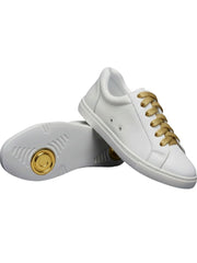 Carica immagine nella Galleria, Ataca Vortice (FCE) - Sneaker Ecopelle Totale Bianca materiale Vegan confort Light Flex Suola Bianca in Gommina e Resina Tecnica Cerchi Oro