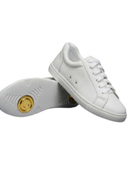 Carica immagine nella Galleria, Ataca Vortice (FCE) - Sneaker Ecopelle Totale Bianca materiale Vegan confort Light Flex Suola Bianca in Gommina e Resina Tecnica Cerchi Oro