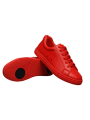 Carica immagine nella Galleria, Ataca Vortice (FCE) - Sneaker Ecopelle Totale Rossa materiale Vegan confort Light Flex Suola Rossa in Gommina e Resina Tecnica Cerchi Neri