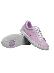 Carica immagine nella Galleria, Ataca Vortice (FCE) - Sneaker Ecopelle Vegan Totale Lilla Lavanda materiale Vegan confort Light Flex Suola Bianca in Gommina e Resina Tecnica Cerchi Lilla lavanda