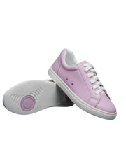 Carica immagine nella Galleria, Ataca Vortice (FCE) - Sneaker Ecopelle Vegan Totale Lilla Lavanda materiale Vegan confort Light Flex Suola Bianca in Gommina e Resina Tecnica Cerchi Lilla lavanda