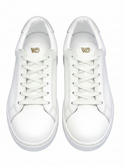 Carica immagine nella Galleria, Ataca Vortice (FCE) - Sneaker Ecopelle Totale Bianca materiale Vegan confort Light Flex Suola Bianca in Gommina e Resina Tecnica Cerchi Oro