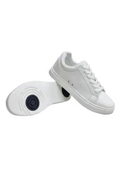 Carica immagine nella Galleria, Suprema White Black Vortex (FCE) - Sneaker Ecopelle Totale Bianca materiale Vegan confort Light Flex Suola in Gommina e Resina Tecnica Cerchi Neri Pivot
