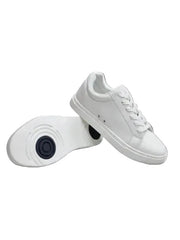 Carica immagine nella Galleria, Suprema White Black Vortex (FCE) - Sneaker Ecopelle Totale Bianca materiale Vegan confort Light Flex Suola in Gommina e Resina Tecnica Cerchi Neri Pivot