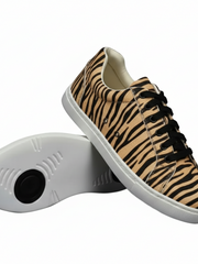 Load image into Gallery viewer, Ataca Vortice (FCE) - Sneaker disegno Tigre Bengala materiale Vegan confort Light Flex Suola Nera in Gommina e Resina Tecnica Cerchi Neri