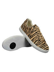 Load image into Gallery viewer, Ataca Vortice (FCE) - Sneaker disegno Tigre Bengala materiale Vegan confort Light Flex Suola Nera in Gommina e Resina Tecnica Cerchi Neri