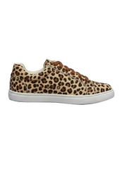 Load image into Gallery viewer, Ataca Vortice (FCE) - Sneaker in Tessuto Leopardo Beige Suola Bianca in Gommina e Resina Tecnica Cerchi Neri