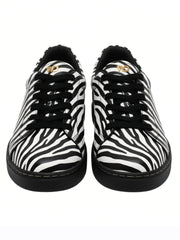 Load image into Gallery viewer, ATACA Zebry Black Silver Vortex (L0700FCE) - Sneaker in Tessuto Zebrato materiale Vegan confort Light Flex Suola Nera in Gommina e Resina Tecnica Cerchi Argento Pivot