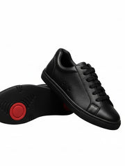 Load image into Gallery viewer, ATACA Black Vortex (L0700FCE) - Sneaker Ecopelle Totale Nera materiale Vegan confort Light Flex Suola Nera in Gommina e Resina Tecnica Cerchi Rossi Pivot