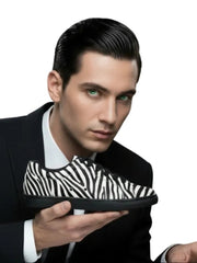 Load image into Gallery viewer, ATACA Zebry Black Vortex (FCE) - Sneaker in Tessuto Zebrato materiale Vegan confort Light Flex Suola Nera in Gommina e Resina Tecnica Cerchi Bianchi Pivot