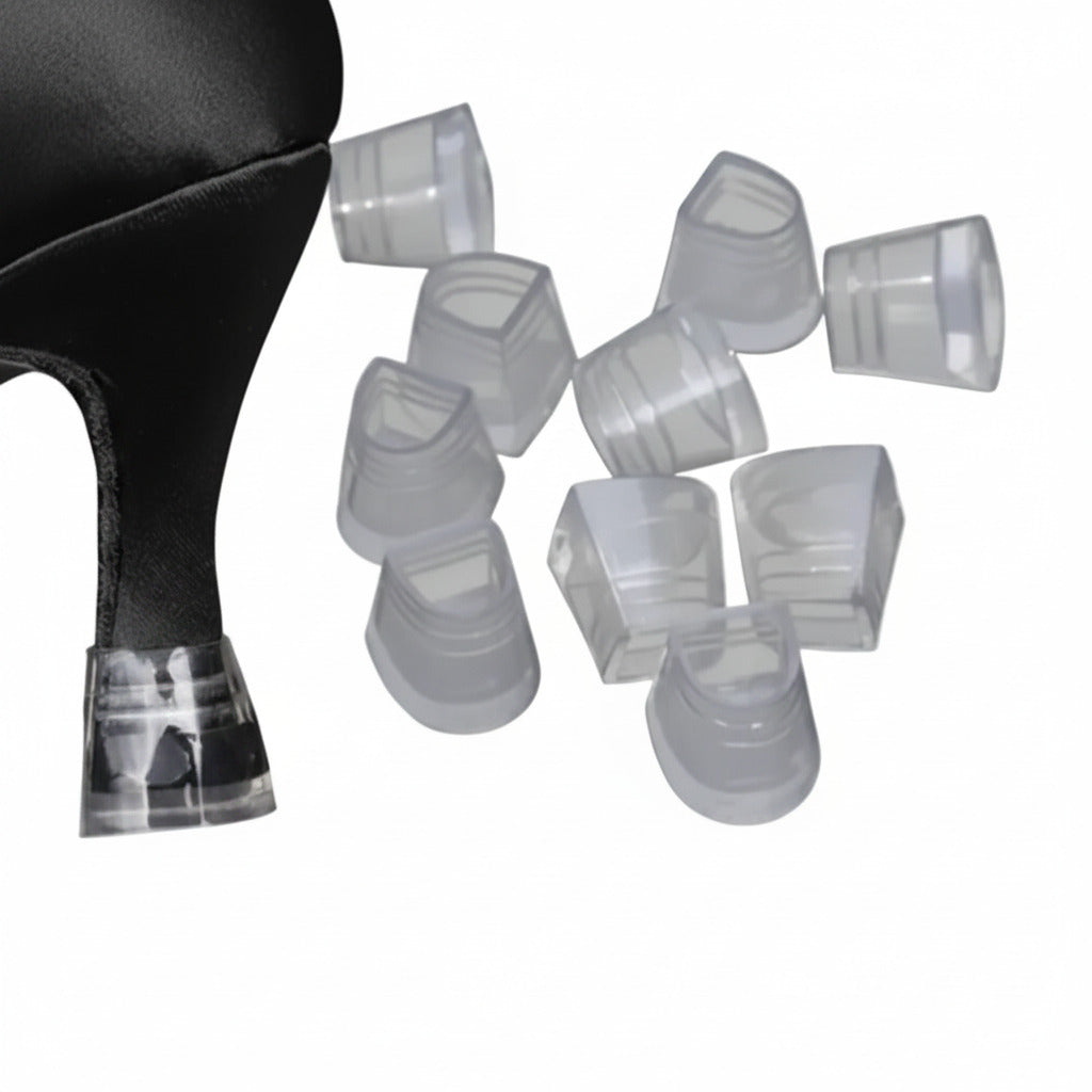 KARINA Dreams (LP7/R1006) - Sandalo a Tronchetto con Plateau Da Donna in Morbido Simil Camoscio Con Strass Boreali con Plateau Flex e Tacco a Rocchetto