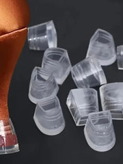 Carica immagine nella Galleria, Salvatacchi Confort - Per Tacco a Rocchetto collo alto di Mobido Silicone in Gel Trasparente