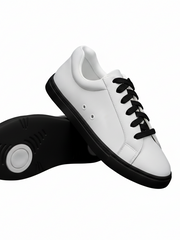 Load image into Gallery viewer, Ataca Vortice (FCE) - Sneaker Ecopelle Totale Bianca materiale Vegan confort Light Flex Suola Nera in Gommina e Resina Tecnica Cerchi Bianchi