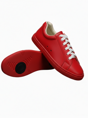 Carica immagine nella Galleria, Ataca Vortice (FCE) - Sneaker Ecopelle Totale Rossa materiale Vegan confort Light Flex Suola Rossa in Gommina e Resina Tecnica Cerchi Neri