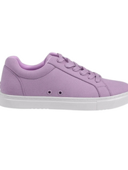Load image into Gallery viewer, Ataca Suprema Vortice (FCE) - Sneaker Camoscio Totale Lilla Lavanda materiale Vegan confort Light Flex Suola Bianca Cerchi Lilla lavanda in Gommina e Resina Tecnica