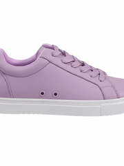 Carica immagine nella Galleria, Ataca Vortice (FCE) - Sneaker Ecopelle Vegan Totale Lilla Lavanda materiale Vegan confort Light Flex Suola Bianca in Gommina e Resina Tecnica Cerchi Lilla lavanda